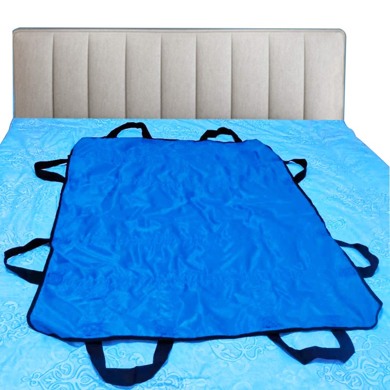 BoxLuote وسادة سرير موضوعة بمقابض 48" × 40" واقي مرتبة ضد السلس بطانة تحتية أحزمة لرفع ونقل سهل قابلة لإعادة الاستخدام قابلة للغسل جودة المستشفى - Image 4