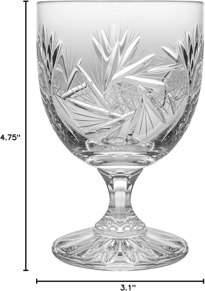 Barski Glass Dessert Cups  Ice Cream Bowl  Parfait Glass  Fruit Cup  Sundae Cup  Set of 6 Glasses  Handmade Cut Crystal Glass  8 oz Capacity Made in Europe - Image 3