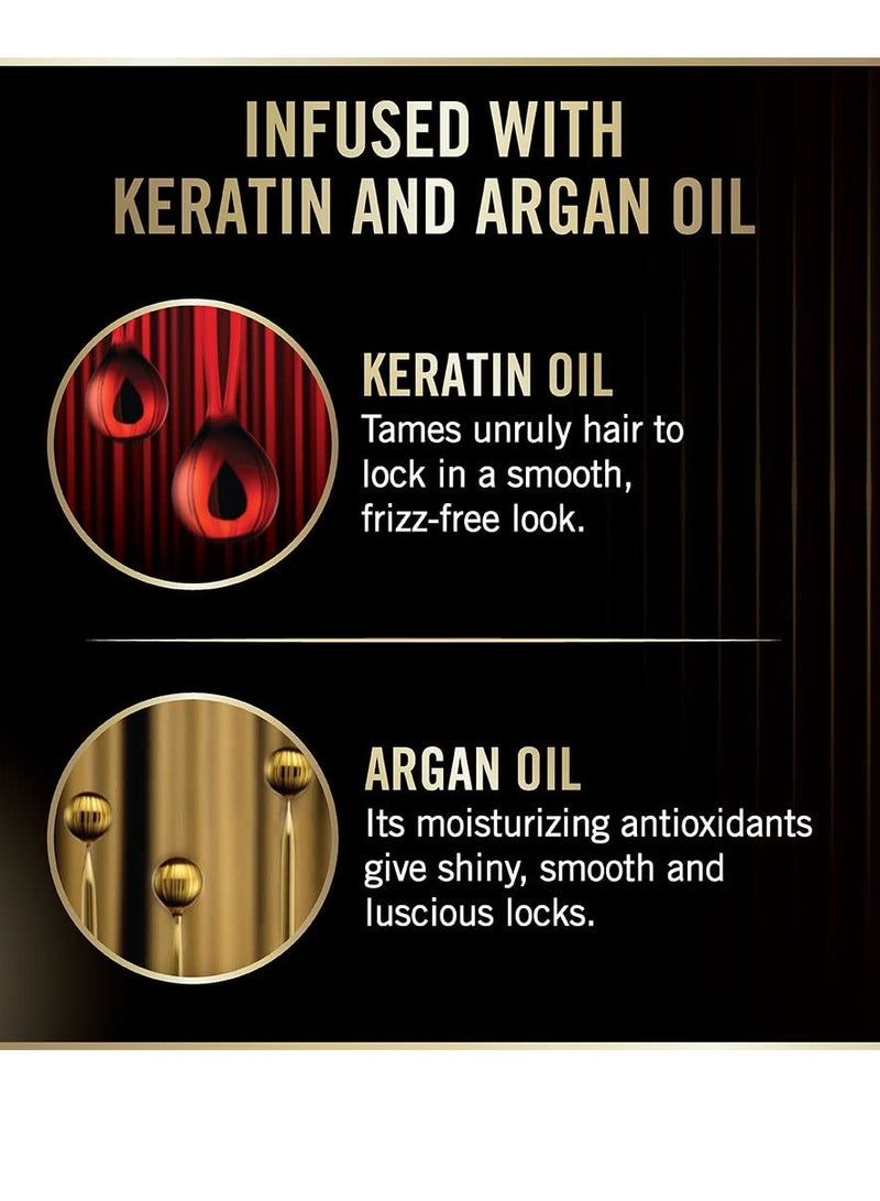 Tresemme Keratin Smooth Conditioner 190ml for Smoother Shinier Hair with Keratin and Moroccan Argan Oil Nourishes and Controls Frizz up to 72 Hours for Men and Women - Image 2