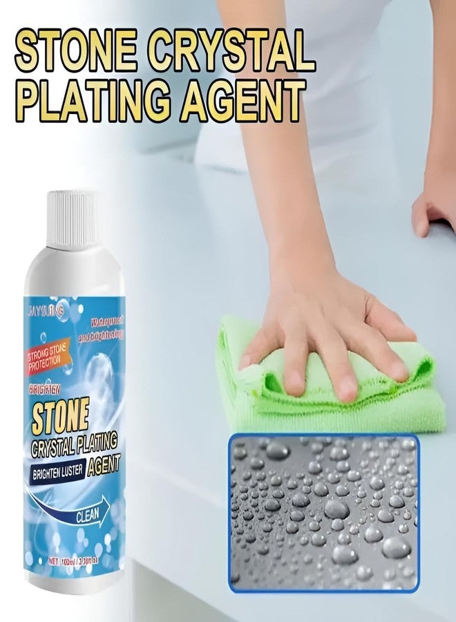 RUDOLF Stone Brightening & Crystal Plating Agent - Waterproof & Strong Stone Protection - Enhances Shine & Luster for Marble, Granite, Quartz, Tile, & Natural Stone - 250ml (1) - Image 3