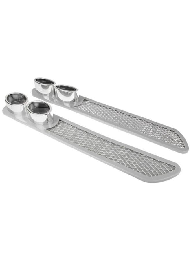 NIBEMINENT 2-Piece Car Tail Exhaust Pipe Decorative Sticker - Image 3