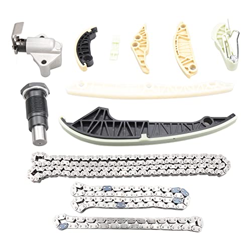 VIPCAR 12013 Timing Chain Kit for VW/AUDI [1.4 1.8 2.0-3.2L] Selected, 2009-15 A3 A4 A5 A6 TT (Quattro), 2011-15 Q5, 2008-14 Jetta GTI Eos CC, 2008-10 Passat, 2015-16 Golf-R, 2012-13 Beetle - Image 1