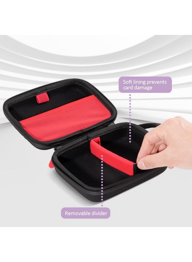 ProCase Hard Playing Card Game Carrying Case, Travel Storage Box Holds 300+ Trading Cards, Bag Holder for Classic Board Game UNO, Five Crowns，SKYJO, PlayMonster and More (Case Only) -Black - Image 3