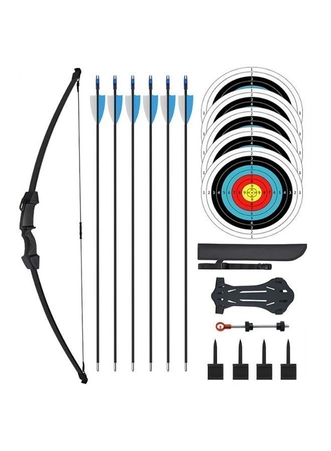 Sumkyle Kids Recurve Bow and Arrow Complete Archery Set, Beginner Shooting Kit with Target Papers & Protective Accessories - Image 5