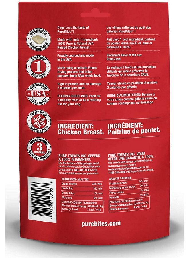 Purebites Chicken Breast For Dogs, 1.4Oz / 40G - Entry Size - Image 2