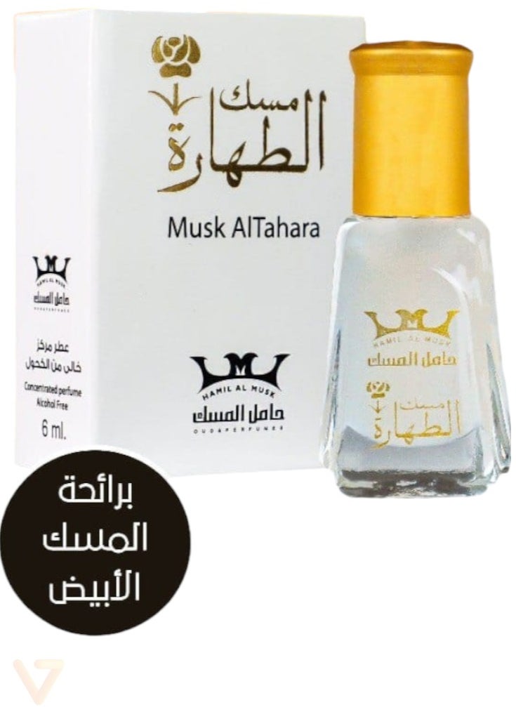 حامل المسك - مسك الطهارة الأصلي برائحة المسك الأبيض 6 مل - Image 1
