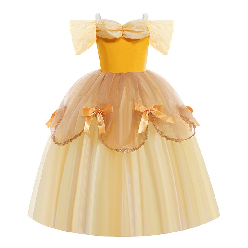Luxury Belle Tutu Skirt Belle Princess Beauty And Beast Girls Dress A Generation Of Hair - Image 3