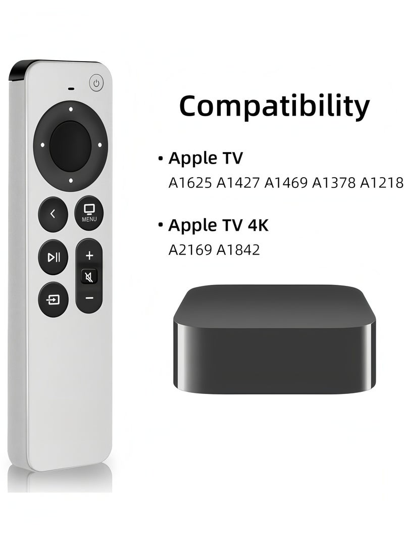أبلينم بديل جهاز التحكم عن بعد العالمي لجهاز Apple TV 4K، Apple TV Box (الجيل الثاني والثالث والرابع)، Apple TV HD A2843 A2737 A2169 A1842 A1625 A1427 A1469 A1378 A1218 - Image 3