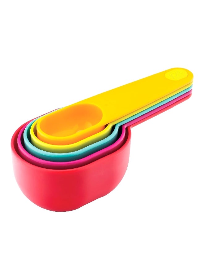 joie 5-Piece BPA-Free Dishwasher Safe Measuring Cups Assorted Color 6.99 x 7.62 x 17.15 cm 26802 - Image 1