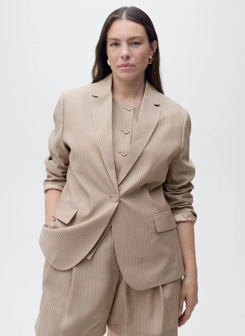 MANGO Vivian Lyocell Suit Jacket