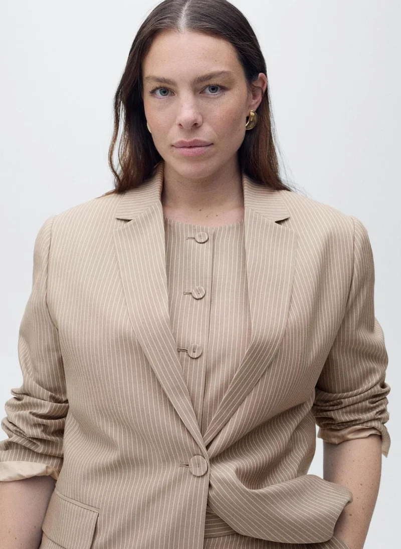 MANGO Vivian Lyocell Suit Jacket