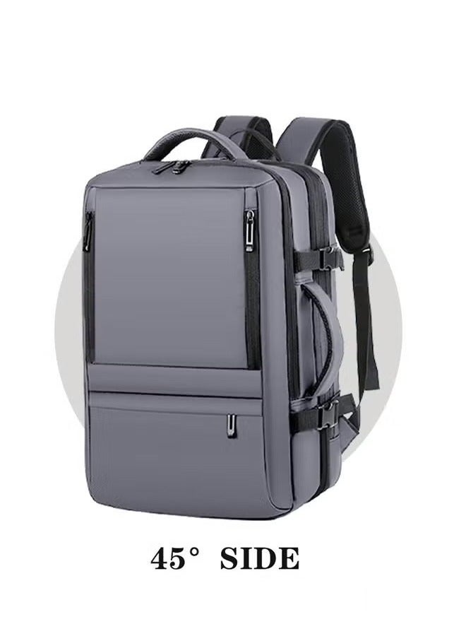 Canway Scalable Large Capacity Laptop Backpack Business Backpack College Waterproof Travel Backpack Suitable for 17 Inch Laptops for Men and Women with USB Charger - Image 4