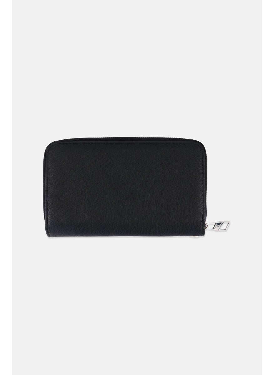 London Fog - Women Brand Logo Wallet 11 H x 18 L x 2 W cm, Black - Image 1