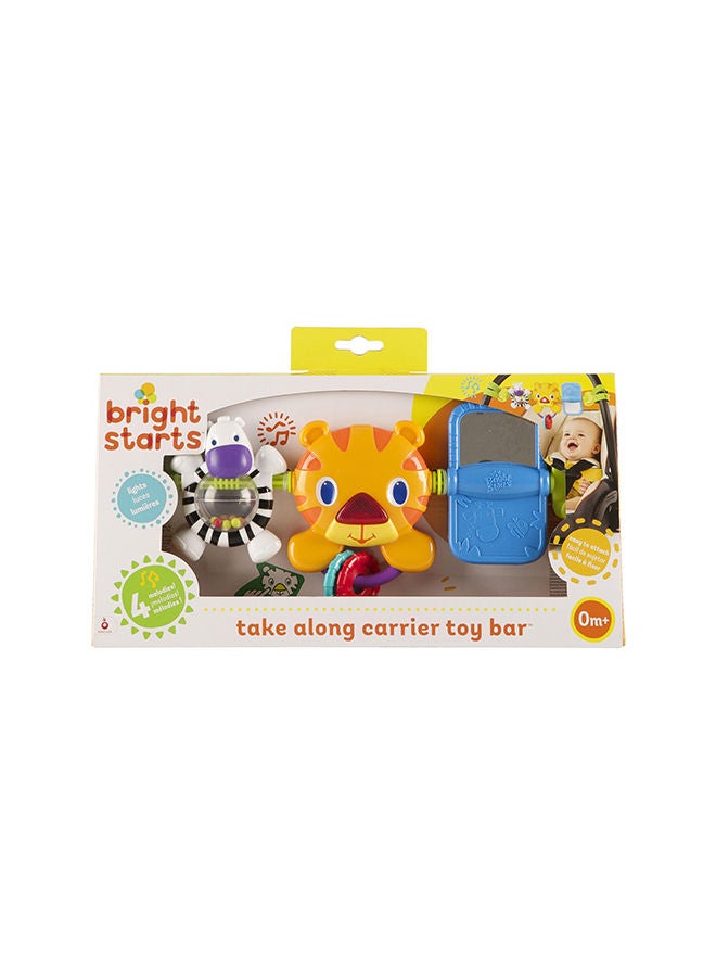 Bright Starts حاملة ألعاب النمر المحمولة - Image 2