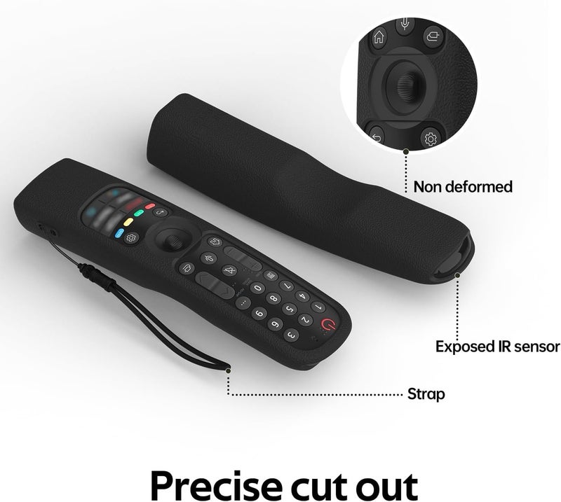 Smashtronics - LG TV Magic Remote Cover Case - 2021 and Above LG TV Models (Black) - Image 2