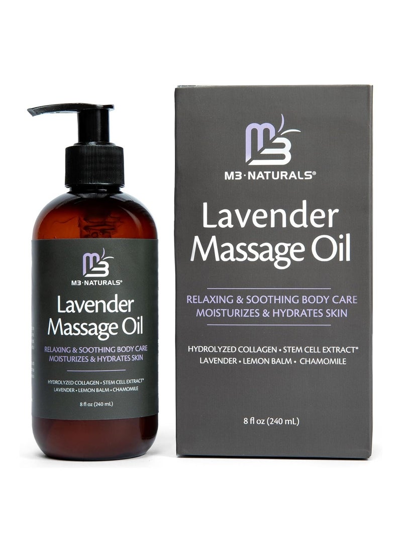 M3 Naturals Lavender Massage Oil