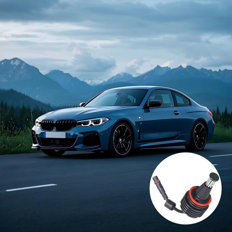 E90 Led Angel Eyes & Daytime Running Lights, Cold White 6000K, 80W, No Modifications, Fast Installation, for Multiple Models - Image 3