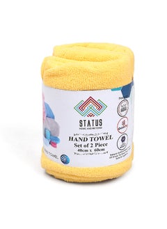 Status Contract Soft and Plush, Material-Microfiber, Highly Absorbent, Super Soft, 2 Piece Face Towel, 30 X 30 Cm  - Image 5