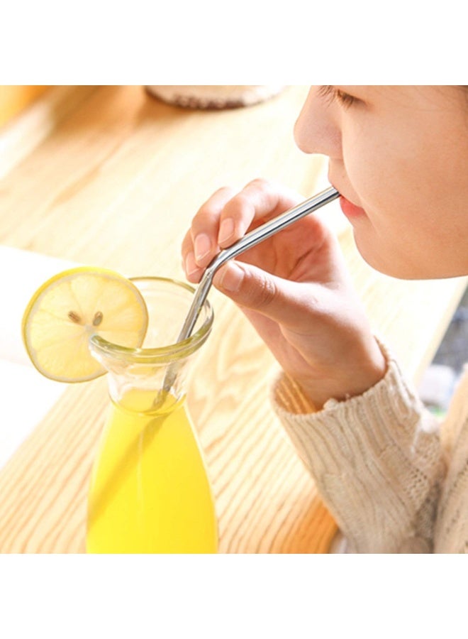 بروماس طقم شلمونات من الستانلس ستيل – 5 قطع مع فرشاة تنظيف، قابلة لإعادة الاستخدام وصديقة للبيئة - Image 5