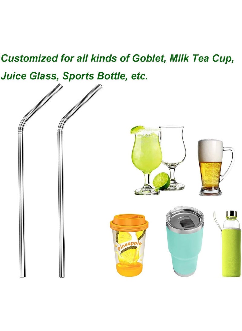 بروماس طقم شلمونات من الستانلس ستيل – 5 قطع مع فرشاة تنظيف، قابلة لإعادة الاستخدام وصديقة للبيئة - Image 2