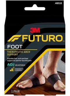 FUTURO Therapeutic Arch Support, 1 Unit/Pack, Adjustable Size, 48510En, Provides Foot, Arch And Heel Support For Plantar Fasciitis Pain  - Image 1