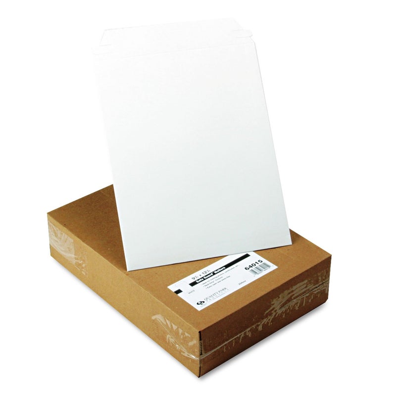 Quality Park Photo/Document Mailer, Redi-Strip, White, 9.75x12.5, 25 per box (64015) - Image 1