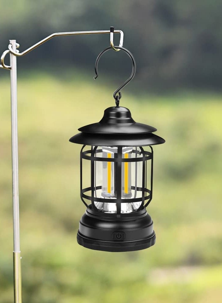 مصباح إضاءة LED محمول للطوارئ في الهواء الطلق بتصميم قديم - Image 5