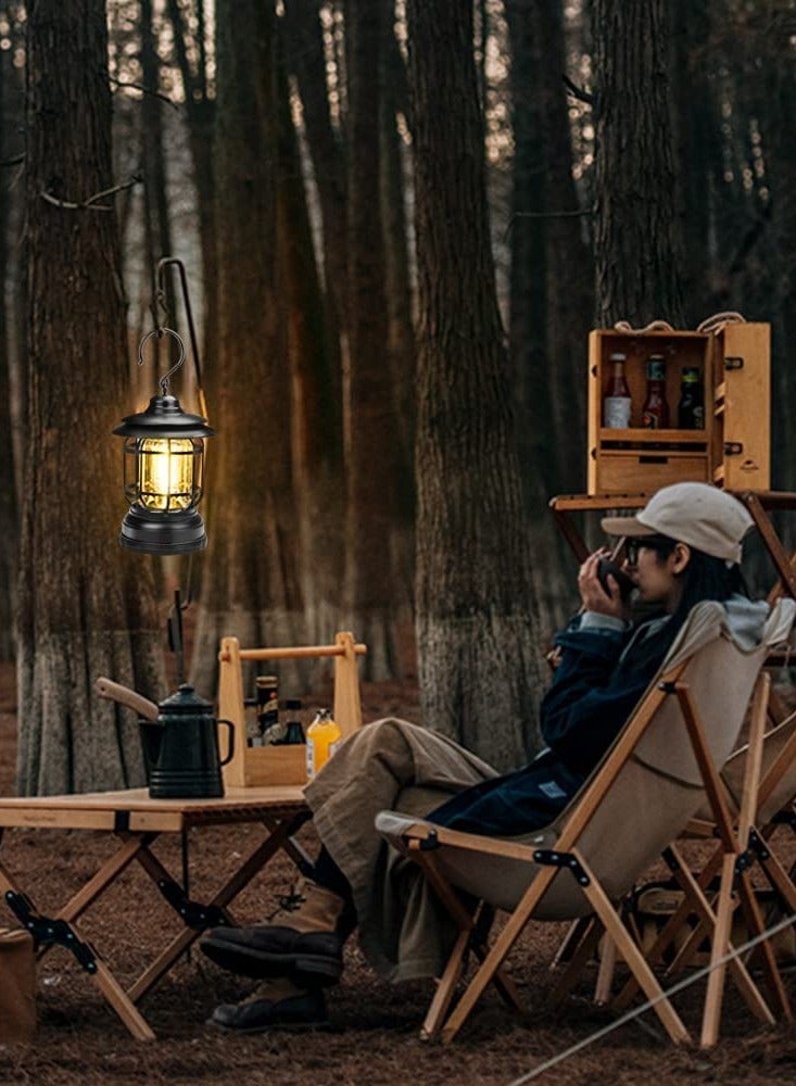 مصباح إضاءة LED محمول للطوارئ في الهواء الطلق بتصميم قديم - Image 4