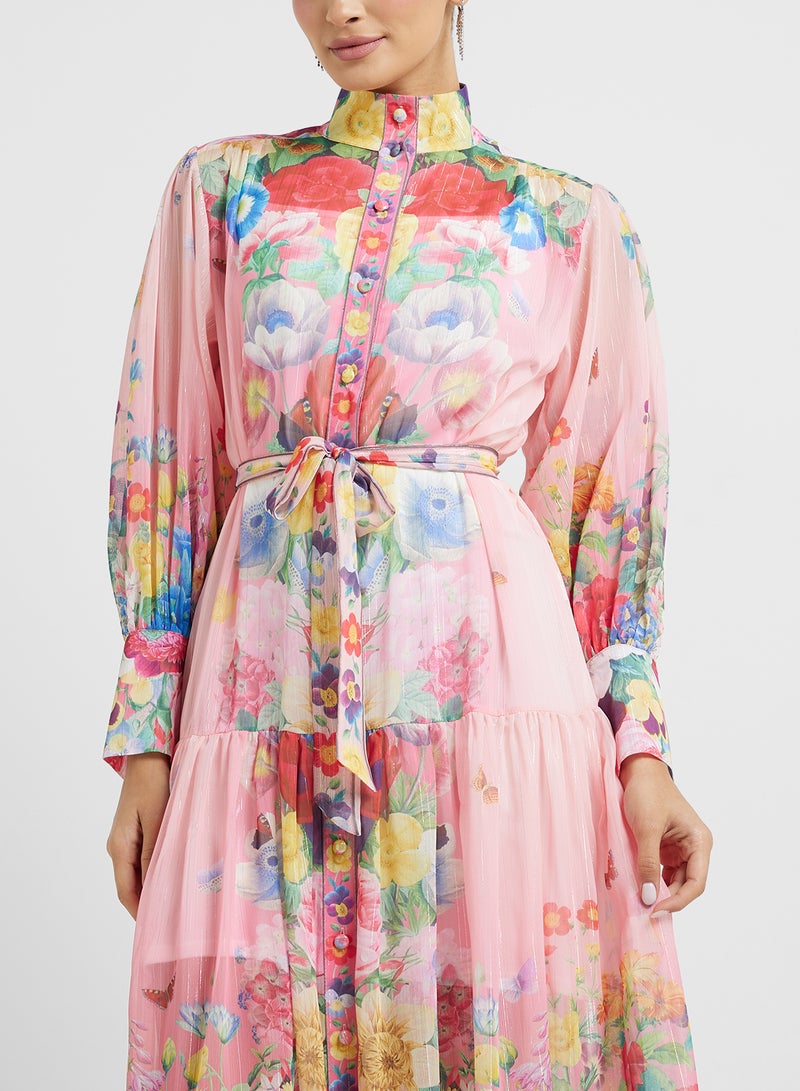 Khizana Floral Chiffon Dress  - Image 3