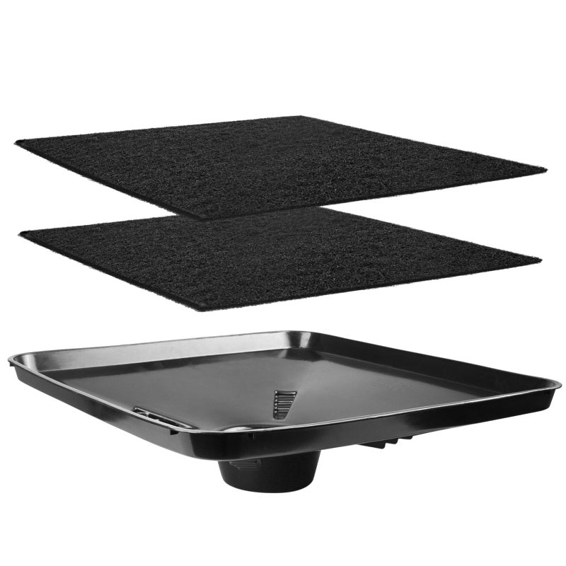 17892 Transmission Drain Pan for Lisle Oil Drains 2 Pcs 22 Oil Drain Splash PadLarge Fluid Catch Pan Square Oil Drain Pan Fits Many Different Funnels Keep Floor Clean