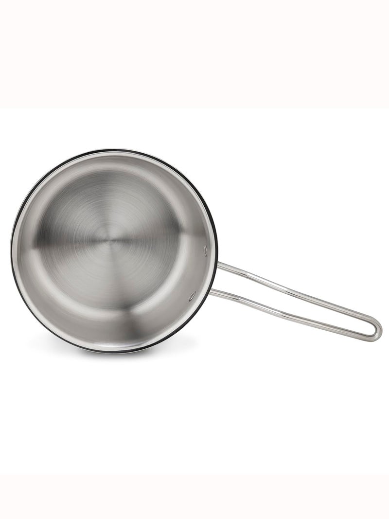 Home Pro Home-Pro Triply Stainless Steel Sauce Pan 16cm Diameter Without lid 1.5L Capacity (Triply, Induction Bottom) - Image 4