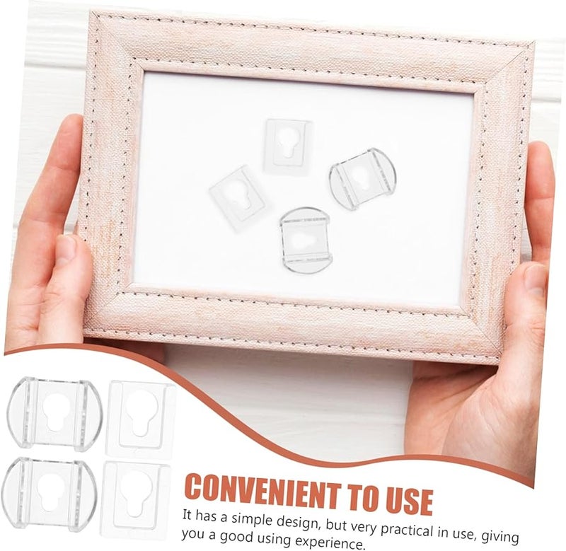 Tehaux 8 قطع من علاقات المفاتيح على شكل قرع للإطارات والمرايا سهلة التركيب على الحائط - Image 5