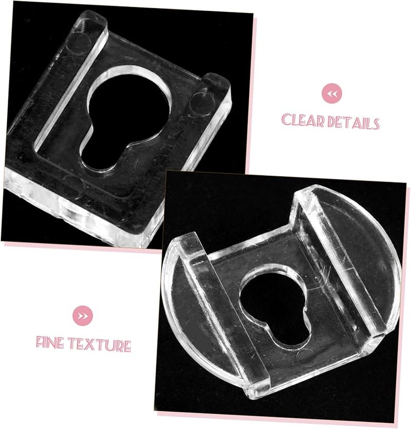 Tehaux 8 قطع من علاقات المفاتيح على شكل قرع للإطارات والمرايا سهلة التركيب على الحائط - Image 4