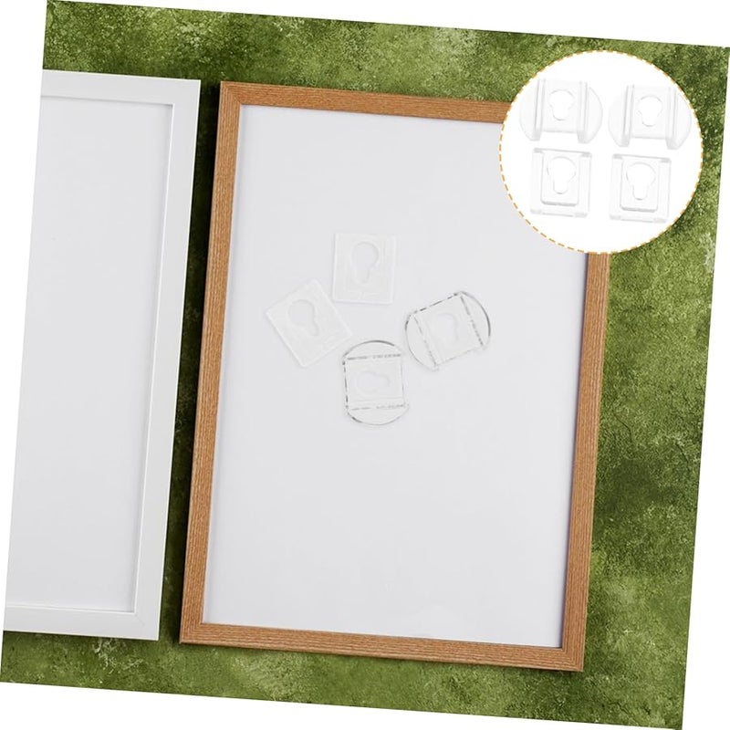 Tehaux 8 قطع من علاقات المفاتيح على شكل قرع للإطارات والمرايا سهلة التركيب على الحائط - Image 3