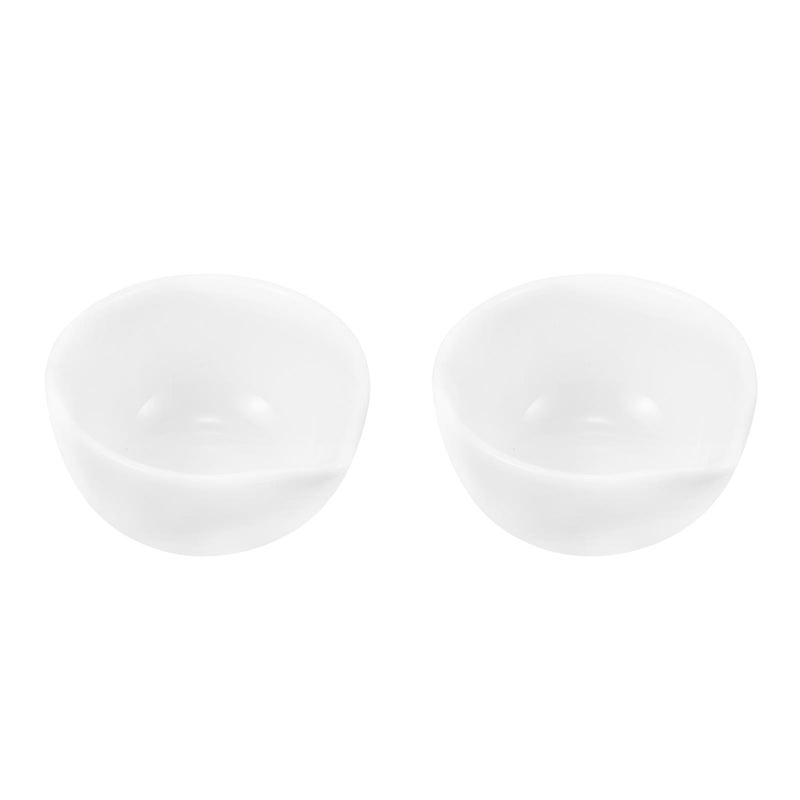 2pcs Sauce Dish Sauce Server Dish Dipping Bowl Food Sauce Dish Seasoning Plate Flavor Dish Sauce Plate Ceramic Sauce Cup Supply - Image 1