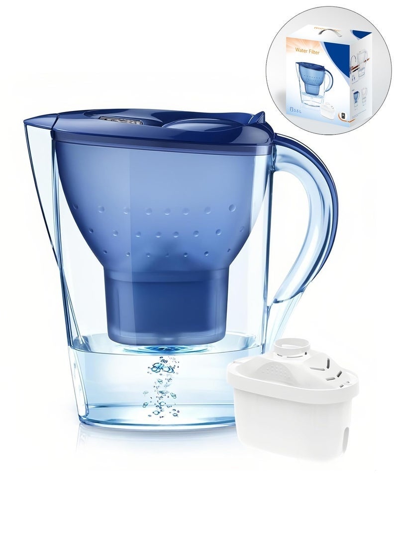 Bukela Alkaline Water Filter Pitcher - 3.5 Liters Improve PH, 1 Filters Included, BPA Free, 7 Stage Filteration System to Purify - Image 1