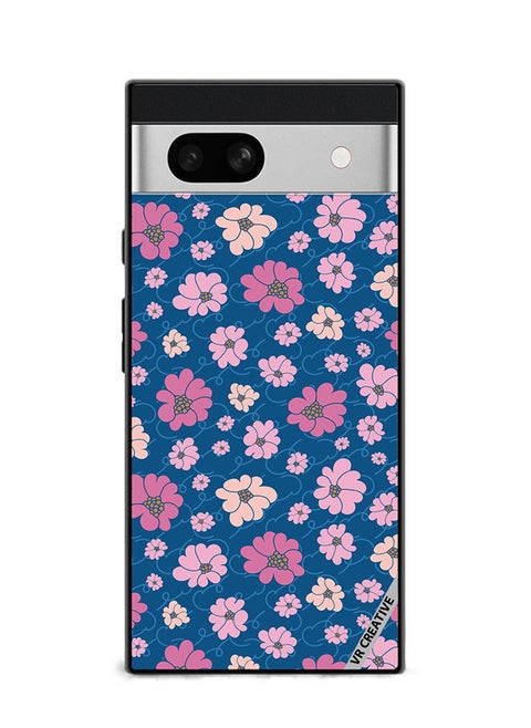 Protective Case Cover For Google Pixel 7a Flower Design Multicolour