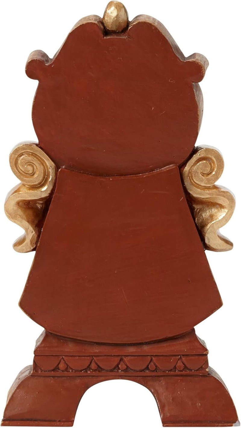 Enesco Disney Traditions Collection by Jim Shore Beauty and The Beast Cogsworth The Clock Miniature Figurine - Resin Hand Crafted Painted Collectible Disney Mini Figurines Home Decor Statue, 4.2 Inch - Image 2