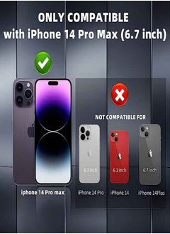 ESCASE Luxury Retro Leather Mobile Phone Case For iphone14 Pro Max Anti Scratch Wear Resistant Mobile Phone Protective Case Black  - Image 2