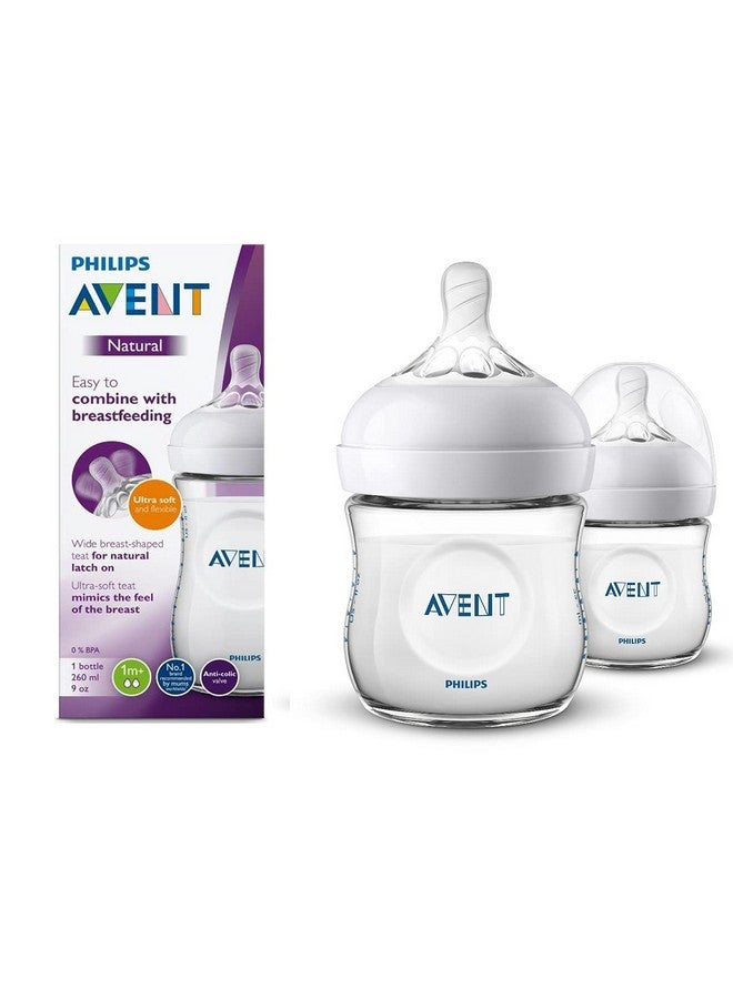 Avent Philips Avent Natural Response 3.0 Baby Bottle 260Ml (Pack Of 2) Scy903/02