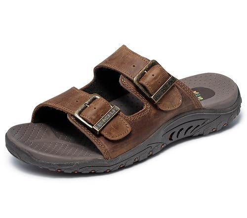 SKECHERS صندل سكيشرز النسائي ريجgae جامين، جلد صحراوي، 5 M US - Image 4