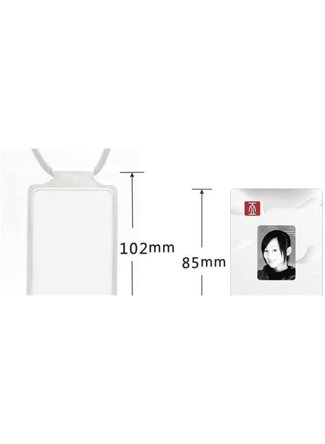 Ocean ID Card Holder Business Card Office Card Holder Photocard Holder Aluminum Alloy (Grey)  - Image 4