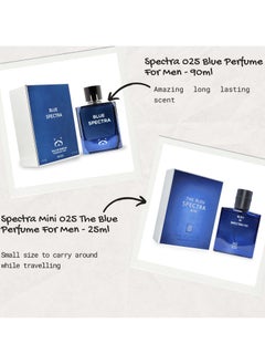 Spectra Mini 025 The Blue Eau De Parfum For Men - 25ml  - Image 4