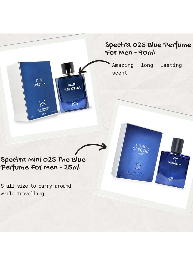 Spectra Mini 025 The Blue Eau De Parfum For Men - 25ml  - Image 4