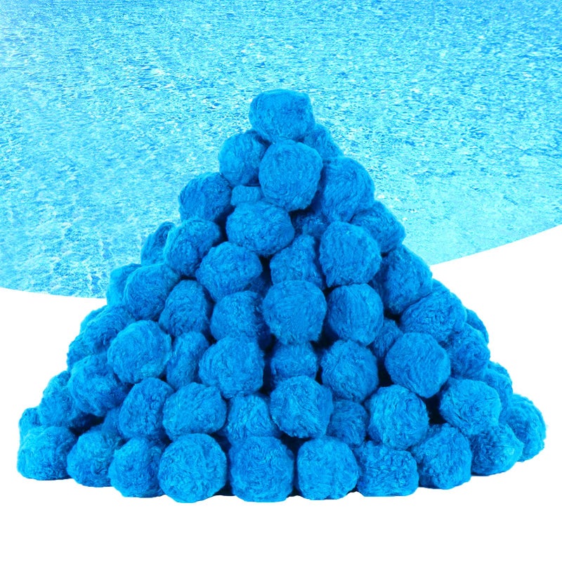 Askyli 3.1 lbs Pool Filter Balls for Sand Filter, Reusable Pool Sand Filter Balls, Efficient Blue Filter Media Balls, Suitable for All Sand Filter System (Equals 100lbs Pool Filter Sand) - Image 1