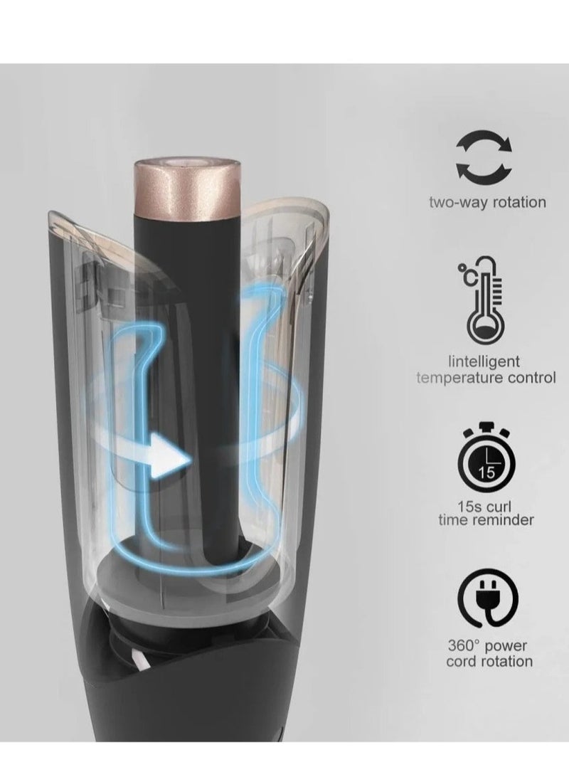 Denx "DENX DX1354 Automatic Ceramic Hair Curler – 360-Degree Rotating Tool with Multi-Speed Options for Perfect Curls" - Image 3