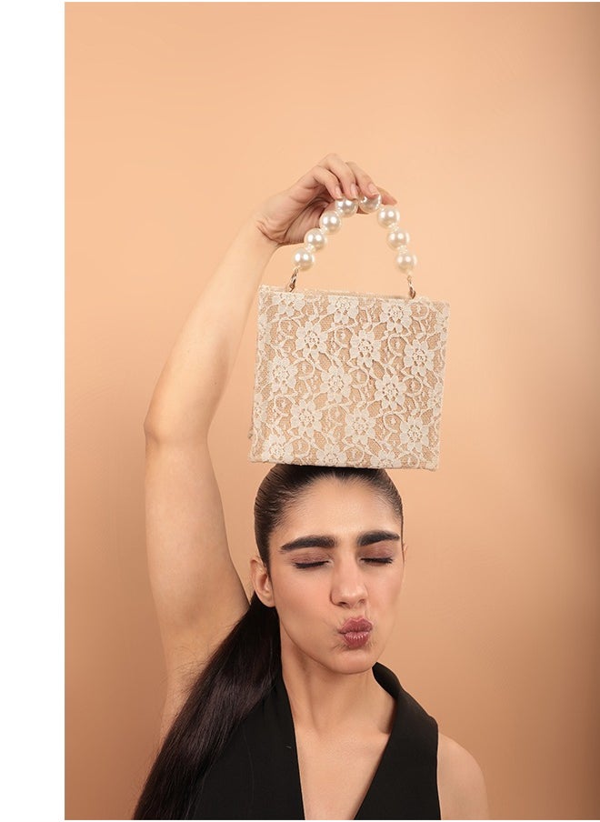 earthbags - Audrey Lace Mini Bag Natural - Image 1