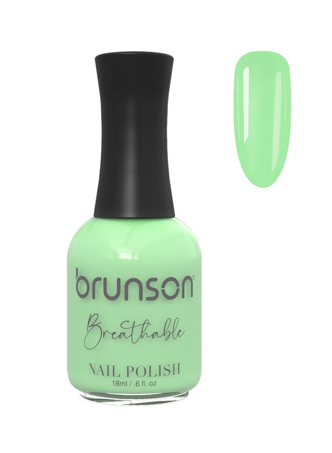 brunson Breathable Nail Polish Halal nail polish Wudu friendly Quick-Dry Vegan long lasting but easy peel off   18ml BH327