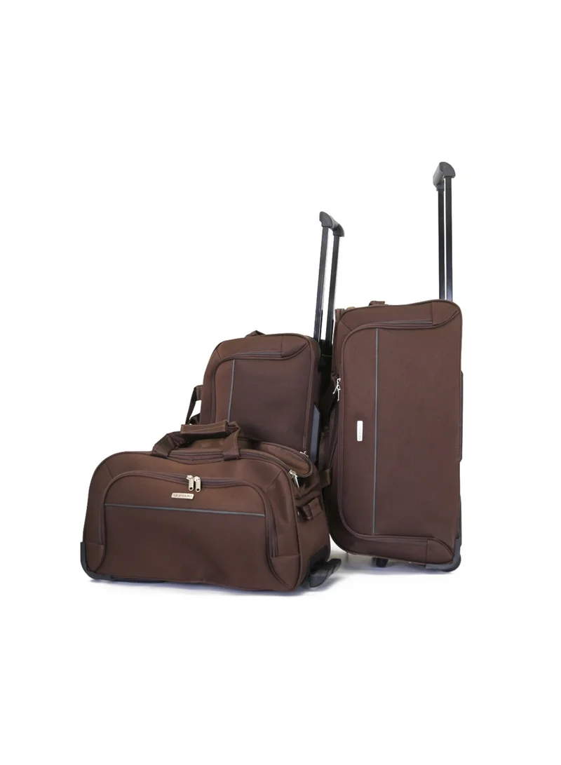 جيوردانو Giordano Duffel bag 3 Pieces Set,Coffe (S-19",M-21",L-23")