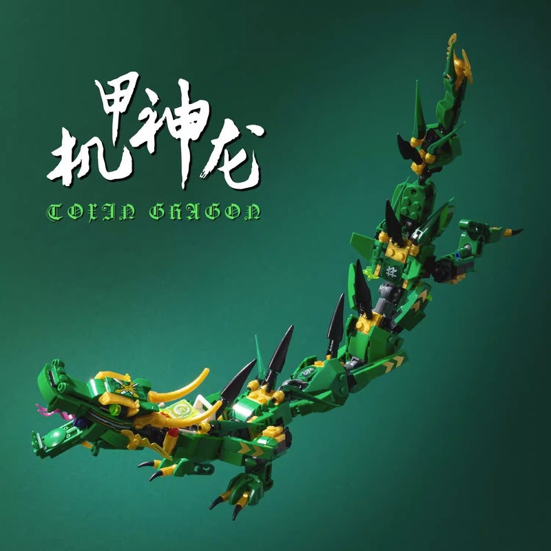 Ninja Dragon Building Blocks 4 Sacred Beasts Phantom Series Educational Toy for Boys - Image 4